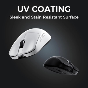 Chuột chơi game không dây mchose L7 Pro paw3395 26k cảm biến kép 8K bỏ phiếu 39g siêu nhẹ 2.4GHz <span class=keywords><strong>RF</strong></span>/BT/có dây USB LED Phải - Product Image 2