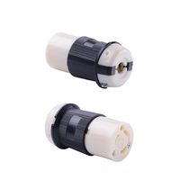 RV 30 Amp Power Inlet Plug Kit, 125V NEMA L5-30R Stecker, Twist Locking Stecker mit Abdeckung Boot für Wohnmobil anhänger