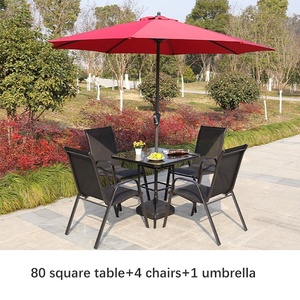 <span class=keywords><strong>Sedia</strong></span> <span class=keywords><strong>da</strong></span> Pranzo Impilabile per Esterni Serie <span class=keywords><strong>Giardino</strong></span> Impermeabile con Telaio <span class=keywords><strong>in</strong></span> <span class=keywords><strong>Metallo</strong></span> e Tessuto Teslin Fornita <span class=keywords><strong>da</strong></span> L Factory - Product Image 4