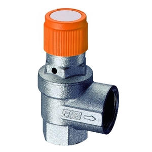 Valvola di sicurezza per impianti solari 10 bar cromata - Product Image 1