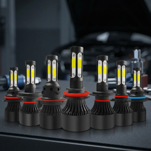 X7 H4โคมไฟคู่55W สำหรับโปรเจคเตอร์ LED เลนส์รถยนต์หลอดไฟ8000LM ชุดแปลง6500K ไฟหน้าสูง/ต่ำอเนกประสงค์ - Product Image 3