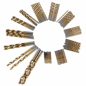 High-Speed Titanium-Plated Steel Twist <b>Drill</b> Bits 99 Pieces Per Bit 1.0-3.0mm Shank 60g Carbide Material Straight Shank <b>Drill</b> - Product Image 1