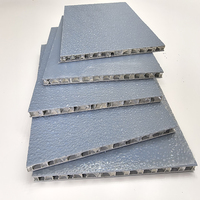 Panneau sandwich FRP aluminium PP plaque composite en nid d'abeille Construction de mur extérieur polymère renforcé de fibres de verre étanche