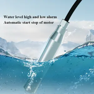Capteur de niveau de liquide en acier à membrane analogique Transmetteur de niveau d'eau submersible Instrument de mesure de niveau