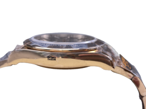 นาฬิกากลไกจักรกลคุณภาพสูง QF 180g โลโก้ตามสั่งสายสเตนเลสสตีลกำหนดโลโก้ได้เอง - Product Image 2