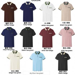 Chemise pour homme avec logo personnalisé, 190g, 100% polyester, anti-plis, col contrasté, manches courtes, tissu satiné, imprimé coloré, golf - Product Image 2