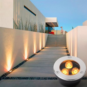 תאורת גינה נוף דק שביל קרקע עמיד למים 12V תאורת טרסה שקועה חיצונית תאורת דק שקועה - Product Image 1
