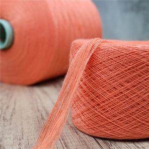 Benang poliester daur ulang 2/32NM, 100% benang poliester ramah lingkungan tahan lama untuk Rajutan, tas pakaian ringan, perawatan mudah - Product Image 3