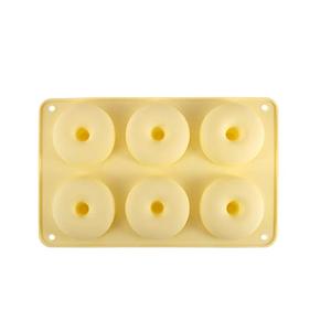 Moule à beignets et macarons en silicone de qualité alimentaire 6, outil de cuisson multifonctionnel d'apprentissage, fournitures de cuisine - Product Image 3