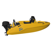 Bateau de pêche à la traîne le plus vendu pour chantier naval, coque en PEHD, démarrage électrique, idéal pour les centres de villégiature