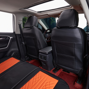 Accesorios para el <span class=keywords><strong>interior</strong></span> del coche, decoración, cojín de asiento, conjunto completo, funda de asiento de lujo, fundas universales de cuero deportivo para asiento de coche - Product Image 4