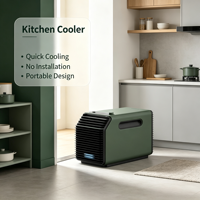 Climatiseur portable à installation facile, boîtier en plastique composite PP ABS PC, résistant aux rayures, à eau froide, très vendu