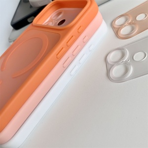 Funda para iPhone 13 14 15 16 17 de TPU y PC con Acabado Mate Esmerilado, Funda para iPhone 17 con Protector de Cámara Extraíble - Product Image 5
