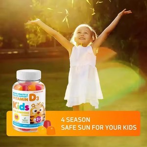 Private Label Halal Vitamin D3 Gummibärchen für Kinder Leckere Kinder-Kalzium-Vitamin-D-Gummibonbons für die Knochengesundheit - Product Image 3