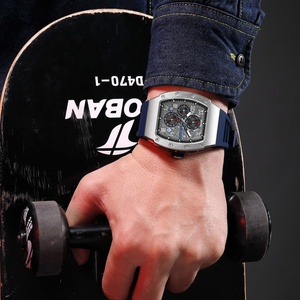 Reloj de Pulsera de Cuarzo MEGIR 8411, Estilo Casual de Negocios para Hombre, Nuevo Modelo 2023, Diseño Tonneau, Acero Inoxidable, Montre Megir Homme - Product Image 4