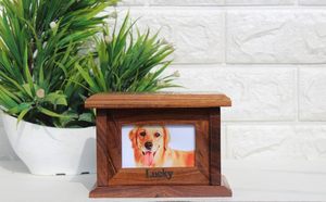 Urnas para mascotas para perros y gatos, urnas de recuerdo para cenizas de animales pequeños, recuerdos para perros y ataúdes funerarios, urnas de cremación para mascotas de madera - Product Image 4