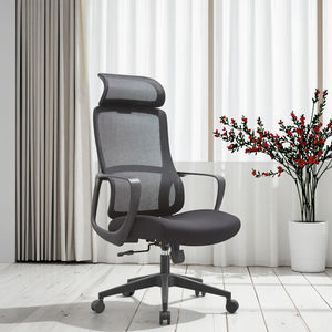 Ergonomischer Bürostuhl mit Lendenwirbelstütze, hochelastischen, geformten, festen Armlehnen, professioneller Drehstuhl für Büro und Computerarbeit - Product Image 3