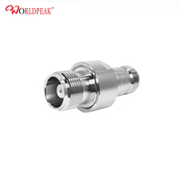 Adaptateur coaxial HN femelle vers N femelle 50 Ohm, adaptateur de panneau droit pour alimentation et configuration de test