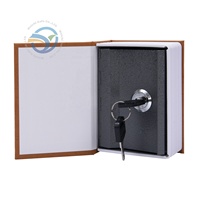 Coffre-fort de grande taille en forme de dictionnaire, boîte de rangement secrète portable avec serrure métallique pour dissimuler argent, bijoux, passeport