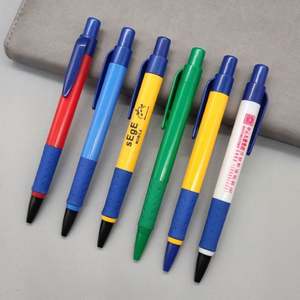 Cadeau publicitaire, stylo à bille promotionnel en plastique recouvert de caoutchouc souple, personnalisé avec logo, bon marché, imprimé avec le logo de l'hôtel Westin Hilton, rétractable - Product Image 2