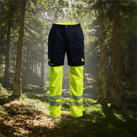 Pantalon de travail JIADE pour chantier, personnalisé, extérieur, haute visibilité, coupe-vent, imperméable, effet double couche, pour hommes, à mouvement libre