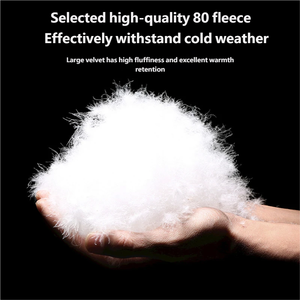 Fablesmoda da uomo 80% piumino d'anatra cappotto invernale antivento giacca termica a prova di perdite Casual Parka nero Navy per il freddo - Product Image 6