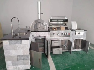 Horno de Pizza para Exteriores de Calidad Premium, Parrilla Americana de Alta Gama con Estructura de Acero Inoxidable 304 y Rejilla Ajustable Cromada MS-CS004 - Product Image 4