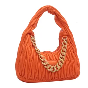 Bolso sencillo con cadena, bolso de moda para las axilas, bolsos para mujer, monederos y bolsos de mano, nuevo bolso 2022 para mujer