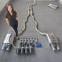 DZ für BMW 640i F06 N55 Edelstahl Catback Auspuffklappe mit Kabelloser Fernbedienung Performance Autoteile