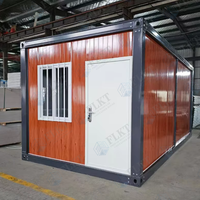 Maison conteneur modulaire préfabriquée FLKT Premium avec fenêtre à rupture de pont thermique, conteneur d'expédition transformable en habitation