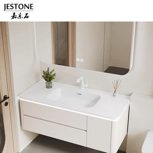 2023 jestone החדש קישוט חם מכירת משטח מוצק מרבלל אגן כביסה כיור לחדר אמבטיה - Product Image 4