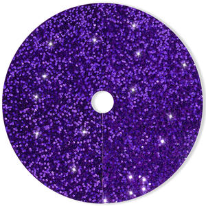 تنورة شجرة عيد الميلاد 18/24/بريق الترتر بوصة بطبقات مزدوجة حصيرة شجرة عيد الميلاد تنورة شجرة عيد الميلاد - Product Image 1