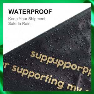 Sacs d'expédition en polyéthylène blanc imprimés personnalisés, biodégradables, imperméables et autocollants - Product Image 3