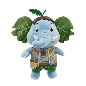 Chất Lượng Tốt An Toàn PP Bông Màu Xanh Con Voi Đồ Chơi Sang Trọng Tùy Chỉnh Trẻ Em Của Bạn Đồng Hành Đồ Chơi Cho Các Hoạt Động Từ Thiện - Product Image 3