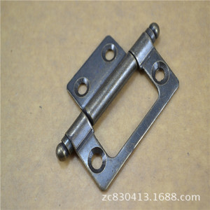 Antique Iron Flat Hinge 65mm X 32mm 1.5mm Thickness For <b>Cabinet</b> Doors <b>Rustic</b> Style Surface Mount Durable Furniture Hardware - Product Image 5