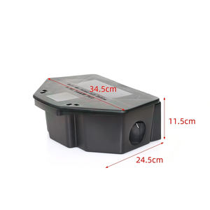 Eco Friendly Reusable <b>Lockable</b> Mouse Bait Station <b>Box</b> Weatherproof Rat Trap Container For Home Warehouse Indoor Outdoor Use - Product Image 2