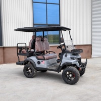 Chariot de golf tout-terrain électrique à batterie lithium, fabriqué aux États-Unis, en vente