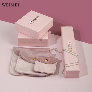 Custom Logo Handmade Cardboard Drawer Jewelry <b>Box</b> for Necklace Ring and <b>Earrings</b> Packaging - Product Image 1