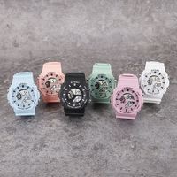 Jam Tangan Digital Anak Grosir, Sporty, Tahan Banting, Layar LCD, Alarm, Hadiah untuk Pelajar, Jam Tangan Digital