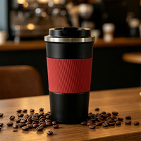 Tasses à café isothermes en acier inoxydable avec couvercle anti-fuite, gobelets de voyage sans BPA, gobelet portable pour cadeaux