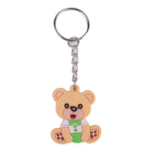 2023 nouveauté conception personnalisée <span class=keywords><strong>en</strong></span> acier inoxydable clé boucle métal PVC dessin animé ours porte-clés <span class=keywords><strong>en</strong></span> <span class=keywords><strong>ligne</strong></span> <span class=keywords><strong>en</strong></span> gros chaussures décorations - Product Image 3