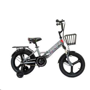 Vente en gros de vélos à vitesse unique de 12/14/16/18 pouces pour enfants pour garçons et filles de 5 ans avec fourche en acier et pédale ordinaire - Product Image 4