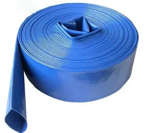 Herstellung Gesamtverkauf PVC-Lay-Flat-Schlauch mit Faserverstärkung verwendet in Entladung und Rückwasser