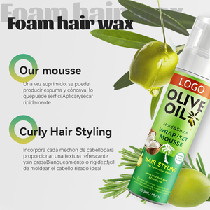 <span class=keywords><strong>Mousse</strong></span> <span class=keywords><strong>Coiffante</strong></span> Volumisante et Texturisante OEM Hold Olive Control pour <span class=keywords><strong>Cheveux</strong></span> Bouclés et Amélioration des Perruques Frisées - Product Image 4