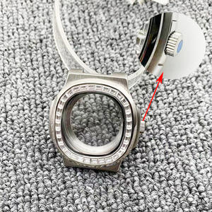 <span class=keywords><strong>Diamant</strong></span> équipé 2813/8215 mouvement 42mm pièces de boîtier de <span class=keywords><strong>montre</strong></span> modifiées en acier inoxydable ensemble complet pour <span class=keywords><strong>montre</strong></span> mécanique <span class=keywords><strong>Patek</strong></span> Nautilus - Product Image 4