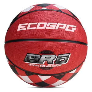 Новое поступление, высококачественный резиновый Баскетбол с индивидуальным логотипом