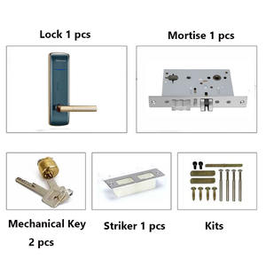 Fournisseur professionnel de serrure numérique de porte d'hôtel, carte-clé cerraduras con, système d'hôtel intelligent Programmable - Product Image 4