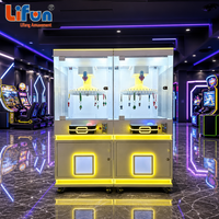 LIFUN Machine de jeu à monnayeur 40 pinces pour porte-clés suspendus, équipement d'arcade commercial de distribution de cadeaux, métal et plastique, garantie 1 an