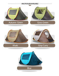 YumuQ 2 personas Venta caliente Compre una mejor caravana grande Tienda de <span class=keywords><strong>toldo</strong></span> emergente barata Apertura automática para acampar - Product Image 2