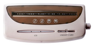 Distruggidocumenti Manuale per Casa, da Tavolo, per Carta/CD/DVD/Carte, Taglio Incrociato, Contenitore Polvere, 3,3 L, Compatto, Personalizzazione Colore - Product Image 3